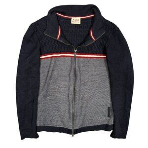 Alpine Navy and Gray Men's Sweater